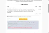 25CLEARANCE coupon verification screenshot