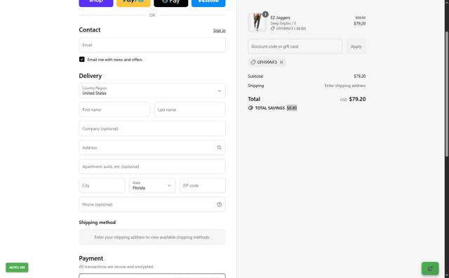 Rabbit checkout page showing Rabbit discount code box | Screenshot taken by SimplyCodes community member on Sep 9, 2025