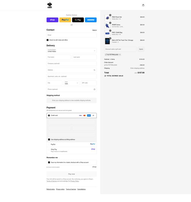 Rabbit checkout page showing Rabbit discount code box | Screenshot taken by SimplyCodes community member on Sep 15, 2025