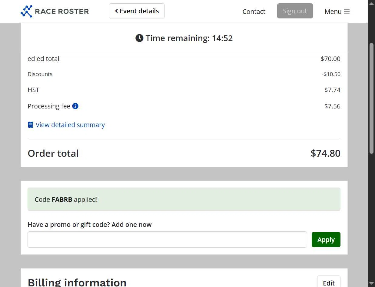Race Roster Promo Codes - 15% Off (3 Verified) Jan 2026