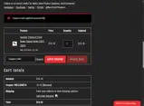 WELCOME10 coupon verification screenshot