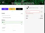 RA Cosmetics coupon verification screenshot
