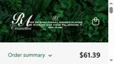 RA Cosmetics coupon verification screenshot