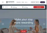 Radisson Hotels coupon verification screenshot