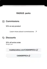 CASADEPOCA coupon verification screenshot