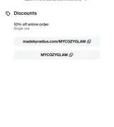 MYCOZYGLAM coupon verification screenshot