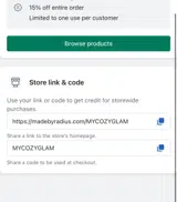 MYCOZYGLAM coupon verification screenshot