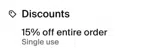 ELISEBRONTE coupon verification screenshot