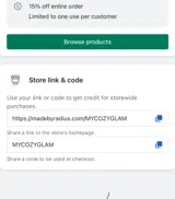 MYCOZYGLAM coupon verification screenshot