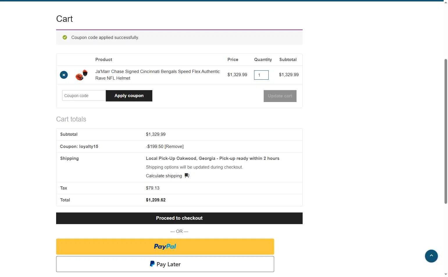 Radtke Sports checkout page showing Radtke Sports promo code box | Screenshot taken by SimplyCodes community member on Apr 28, 2025