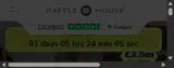Raffle House coupon verification screenshot