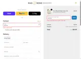 Rag & Bone Bindery coupon verification screenshot