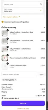 Rag & Bone Bindery coupon verification screenshot
