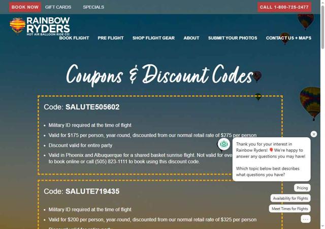 Rainbow Ryders checkout page showing Rainbow Ryders discount code box | Screenshot taken by SimplyCodes community member on Sep 6, 2025