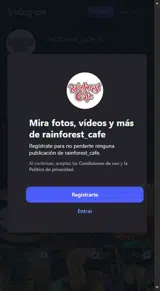 Rainforest Cafe coupon verification screenshot