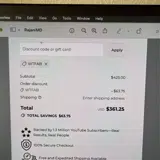 WTFAB coupon verification screenshot