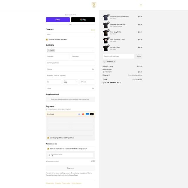 Ranger Up checkout page showing Ranger Up promo code box | Screenshot taken by SimplyCodes community member on Sep 14, 2025