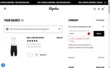 Rapha coupon verification screenshot
