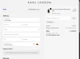 Rare London coupon verification screenshot