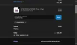CAMRYNBYER coupon verification screenshot
