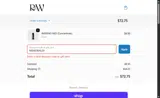 Raw Pigments coupon verification screenshot