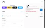 Raw Pigments coupon verification screenshot