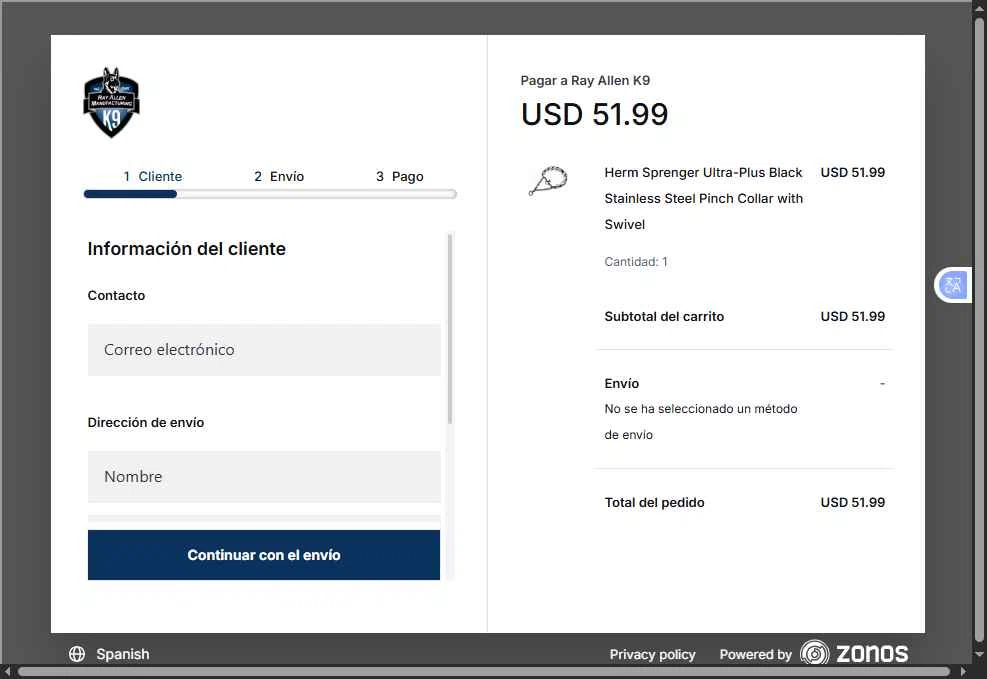 Ray Allen Manufacturing checkout page showing Ray Allen Manufacturing promo code box | Screenshot taken by SimplyCodes community member on Jan 29, 2026