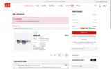 Ray-Ban coupon verification screenshot