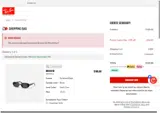Ray-Ban coupon verification screenshot