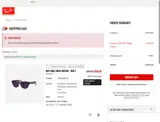 Ray-Ban coupon verification screenshot