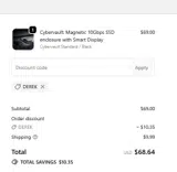 RayCue coupon verification screenshot