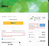 VINICIUSJR coupon verification screenshot