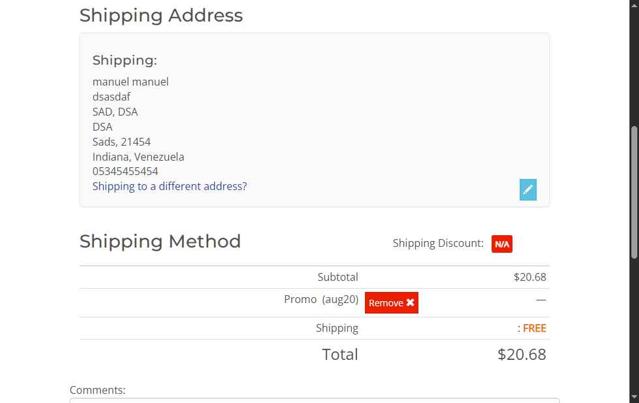 Ready Made RC checkout page showing Ready Made RC promo code box | Screenshot taken by SimplyCodes community member on Aug 30, 2025