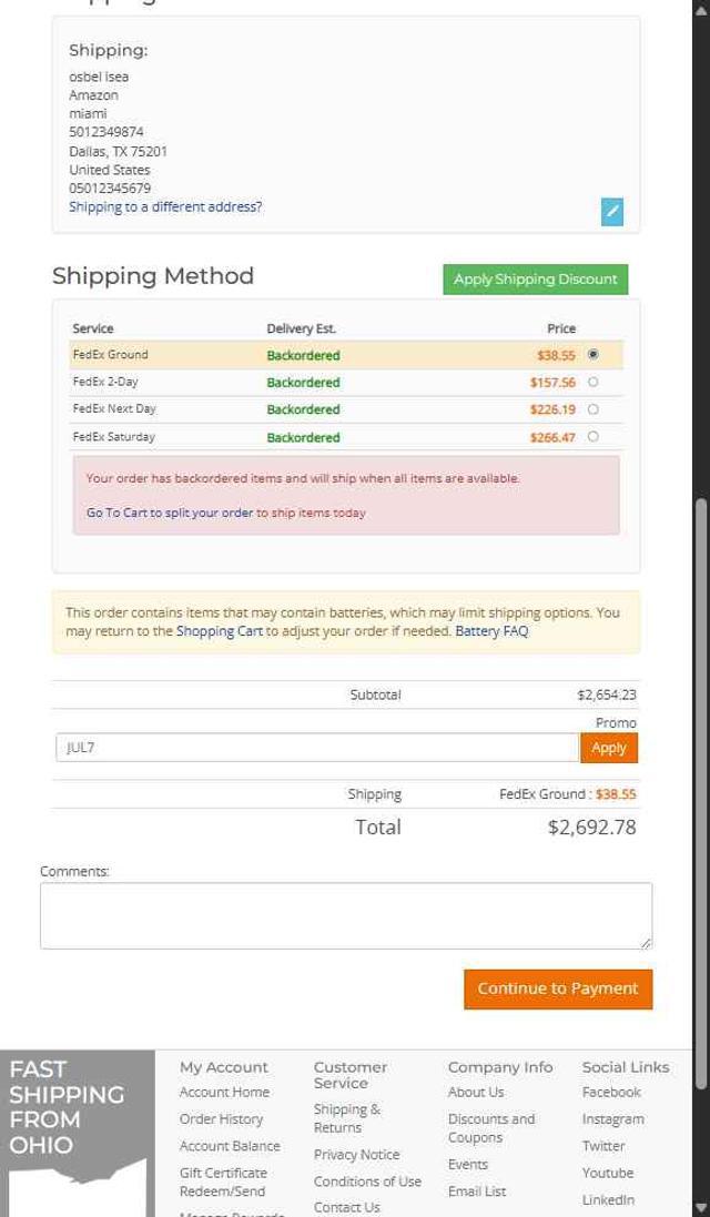 Ready Made RC checkout page showing Ready Made RC promo code box | Screenshot taken by SimplyCodes community member on Aug 29, 2025