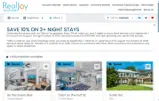 RealJoy Vacations coupon verification screenshot