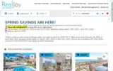 RealJoy Vacations coupon verification screenshot