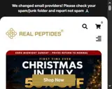 Real Peptides coupon verification screenshot