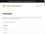 Real Peptides coupon verification screenshot