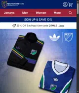 Real Salt Lake coupon verification screenshot