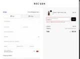 REC GEN coupon verification screenshot