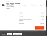 RECOILWELCOME coupon verification screenshot