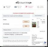 IRISH coupon verification screenshot