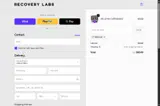 Recovery Labs coupon verification screenshot