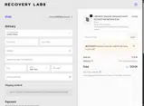Recovery Labs coupon verification screenshot
