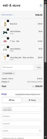 SHIP4FREE coupon verification screenshot