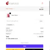RALVIP10 coupon verification screenshot