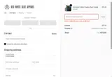 Red White Blue Apparel coupon verification screenshot
