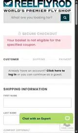 NC20 coupon verification screenshot