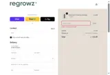 REGROWZ20 coupon verification screenshot