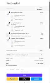Rejuvaskin coupon verification screenshot